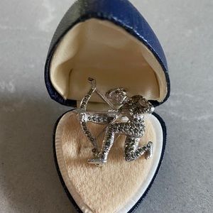 Antique Cupid Brooch